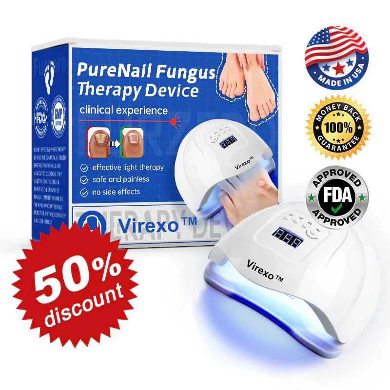 🗽Made and Shipped from USA👏Virexo™ PureNail Fungus Laser Device-✨Last Day Discount -𝟕0%𝐎𝐅𝐅