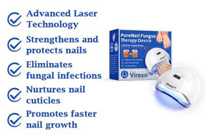 🗽Made and Shipped from USA👏Virexo™ PureNail Fungus Laser Device-✨Last Day Discount -𝟕0%𝐎𝐅𝐅